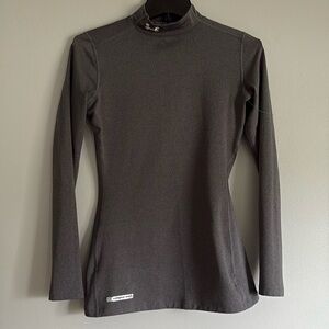 UNDER ARMOUR Coldgear fitted mock turtleneck, size small